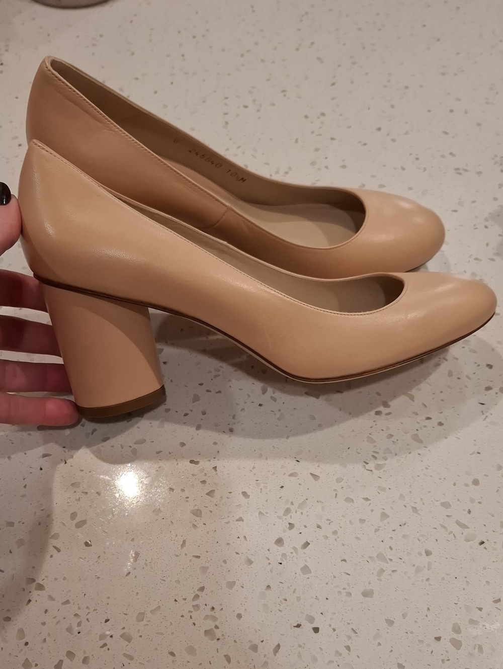 Stuart Weitzam Nude Heels Size 10.5